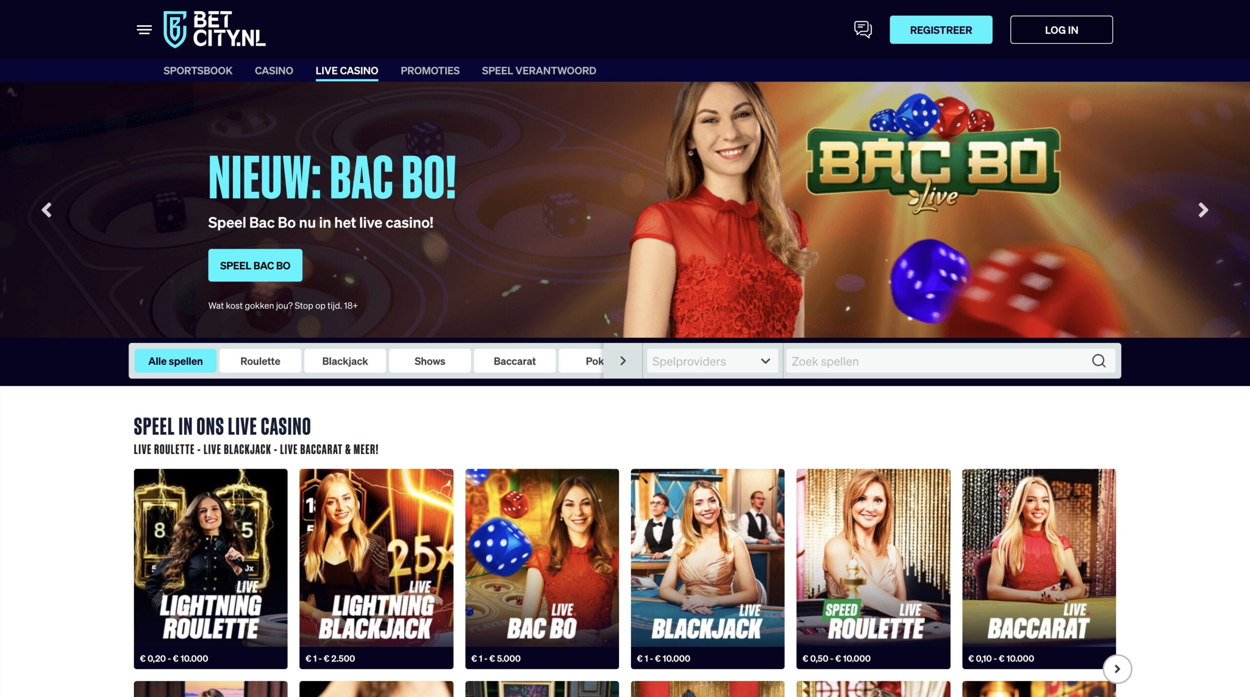betcity live casino bac bao